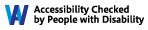 Accessibility Checked by People with Disability